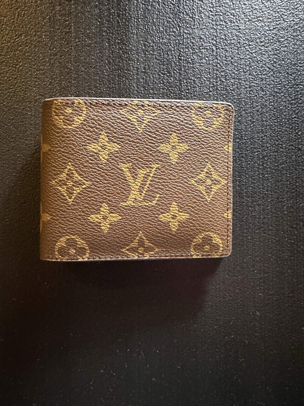 Louis Vuitton Monogram Canvas Men's Wallet in Brown and Gold PRE-OWNED